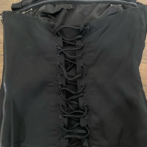 Bebe Strapless Black Top - Picture 2 of 4